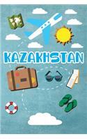 Kazakhstan: Travel Journal Notebook 120 Pages 6x9 Inches - Vacation Trip Planner Travel Diary Farewell Gift Holiday Planner