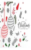 Merry Christmas Happy New Year Gift Log
