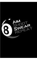 Aim shoot swear repeat