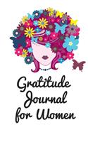 Gratitude Journal For WOMEN: Blank Lined Notebook Daily Writing Notes AMAZING floral Cover 6*9inch 102 pages