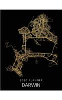 2020 Planner Darwin: Weekly - Dated With To Do Notes And Inspirational Quotes - Darwin - Australia(92 City Map Calendar Diary Book)