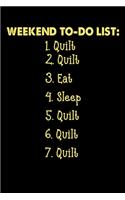 Weekend To-Do List