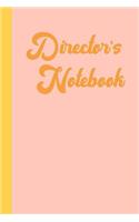 Director's Notebook: Modern 6 X 9 Journal with Lined and Graph Paper for Theater Directors to Use for Show Notes, Blocking, Planning, and More During Musicals and Plays