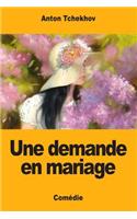 Une demande en mariage
