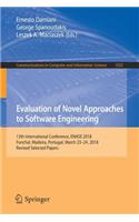 Evaluation of Novel Approaches to Software Engineering