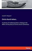 Christ church letters.