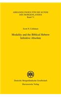 Modality and the Biblical Hebrew Infinitive Absolute