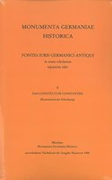 Das Constitutum Constantini (Konstantinische Schenkung)