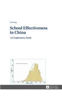 School Effectiveness in China