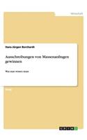 Ausschreibungen von Massenanfragen gewinnen