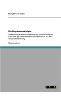 Regressionsanalyse