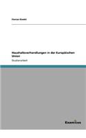 Haushaltsverhandlungen in der Europäischen Union