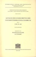 Katalog Der Handschriften Der Universitatsbibliothek Innsbruck