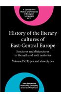 History of the Literary Cultures of East-Central Europe