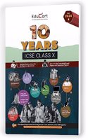 Educart 10 Years Solved Papers for ICSE Class 10 2023 - 24 (2024 Exam)