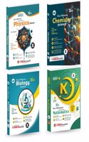 DINESH New Millennium PCMB COMBO Class 10- Physics, Chemistry, Biology, Mathematics Class 10 (2024-2025) (1 set of 4 Books)