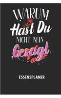 WARUM HAST DU NICHT NEIN GESAGT - Essensplaner