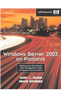 Windows Server 2003 on HP Proliant Servers