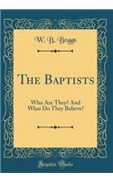 The Baptists: Who Are They? And What Do They Believe? (Classic Reprint)