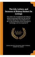 Life, Letters, and Sermons of Bishop Herbert De Losinga