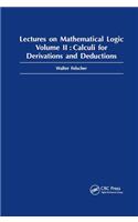 Lectures on Mathematical Logic, Volume II