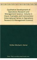 Qualitative Development of Operations Research and Management Science