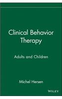 Clinical Behavior Therapy