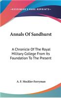 Annals Of Sandhurst
