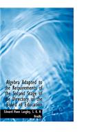 Algebra Adapted to the Requirements of the Second Stage of the Directory of the Board of Education