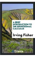 A Brief Introduction to the Infinitesimal Calculus