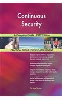 Continuous Security A Complete Guide - 2019 Edition