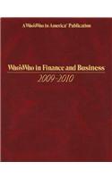 Who's Who in Finance & Business