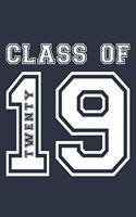 Senior 2K19 Notebook - High School Graduation Gift - Class Of 2019 Journal - Graduation Memories - Graduate Present: Medium College-Ruled Journey Diary, 110 page, Lined, 6x9 (15.2 x 22.9 cm)