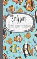 Early years story paper notebook