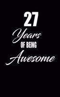 27 years of being awesome