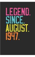 Legend Since August 1947