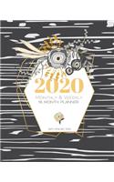 2020 16 Month Planner Weekly Monthly (Sept 2019 - Dec 2020)