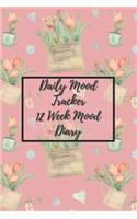 Daily Mood Tracker 12 Week Mood Diary: One Page Per Day Mood Tracker