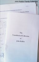Unauthorised Collection of John Kaldor