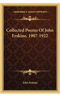 Collected Poems of John Erskine, 1907-1922