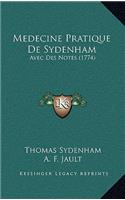 Medecine Pratique De Sydenham