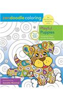 Zendoodle Coloring: Playful Puppies: Delightful Dogs to Color and Display