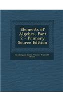 Elements of Algebra, Part 2