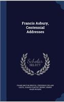 Francis Asbury, Centennial Addresses