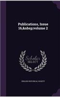 Publications, Issue 16, Volume 2