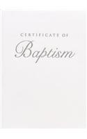 Abingdon Select Collection Children's Baptism Certificate, Silver: (English)