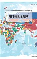 Netherlands: Ruled Travel Diary Notebook or Journey Journal - Lined Trip Pocketbook for Men and Women with Lines