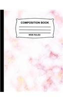 Wide Ruled Composition Book