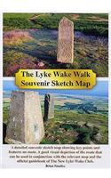 The Lyke Wake Walk Souvenir Sketch Map