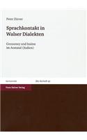 Sprachkontakt in Walser Dialekten